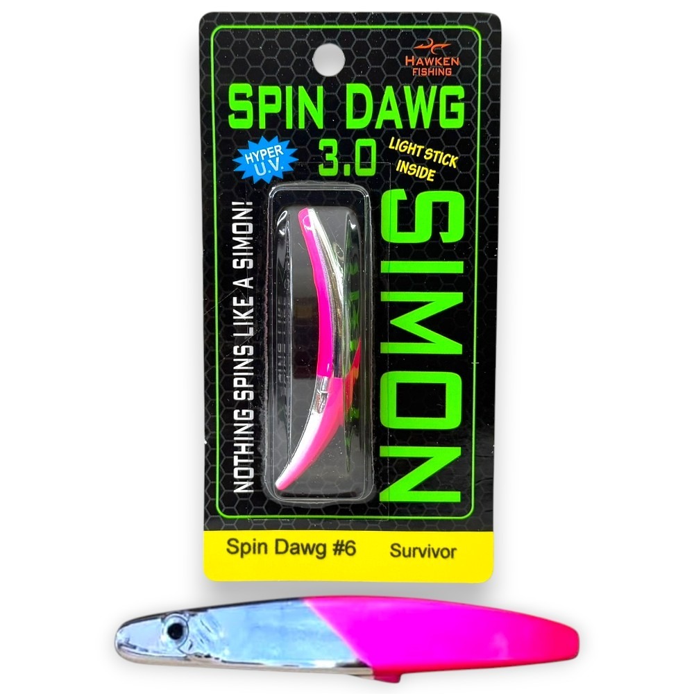 中壢紅海釣具【HAWKEN FISHING】SPIN DAWG 美國弓角 3.0 中通弓角 旋轉魚 彎彎魚-規格圖9