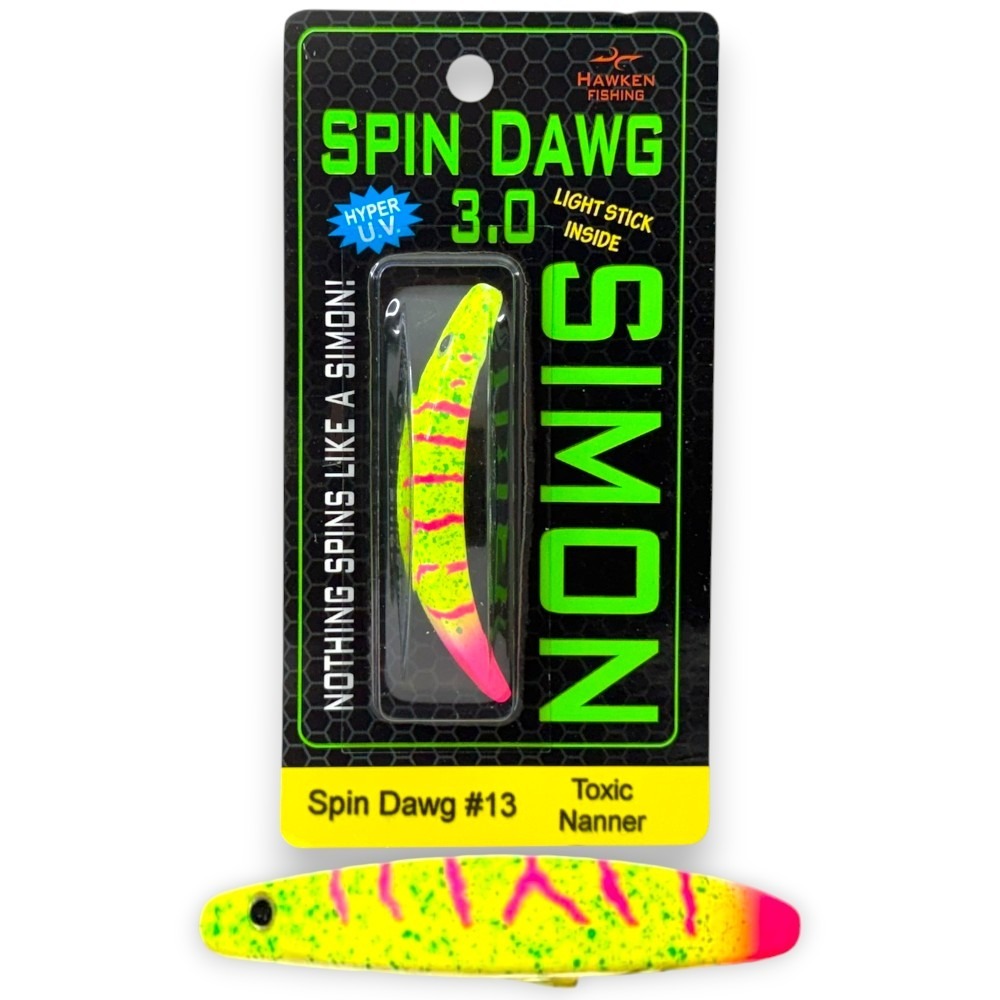 中壢紅海釣具【HAWKEN FISHING】SPIN DAWG 美國弓角 3.0 中通弓角 旋轉魚 彎彎魚-規格圖9