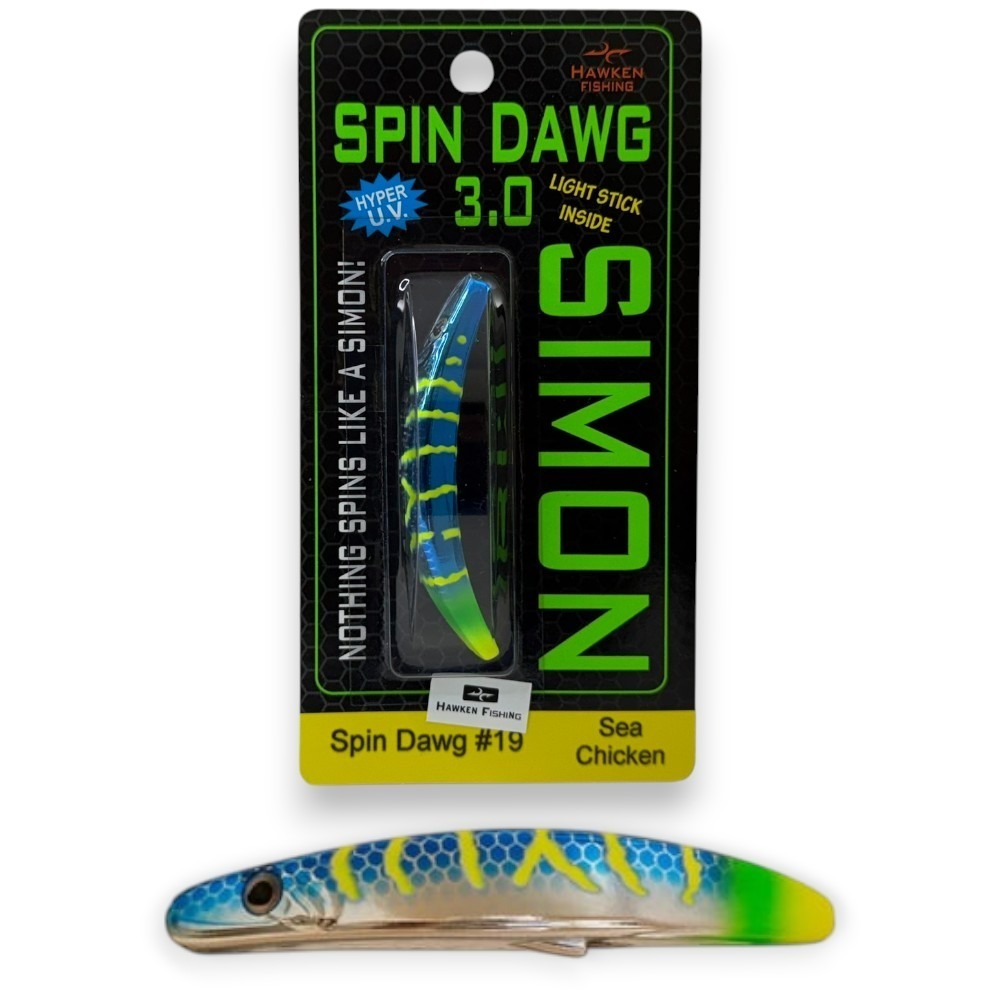 中壢紅海釣具【HAWKEN FISHING】SPIN DAWG 美國弓角 3.0 中通弓角 旋轉魚 彎彎魚-規格圖9