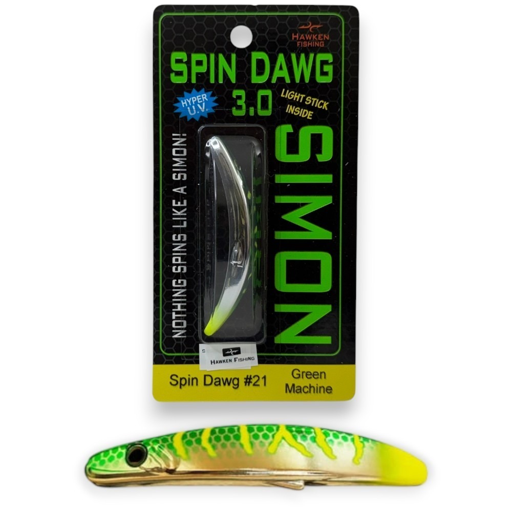中壢紅海釣具【HAWKEN FISHING】SPIN DAWG 美國弓角 3.0 中通弓角 旋轉魚 彎彎魚-規格圖9