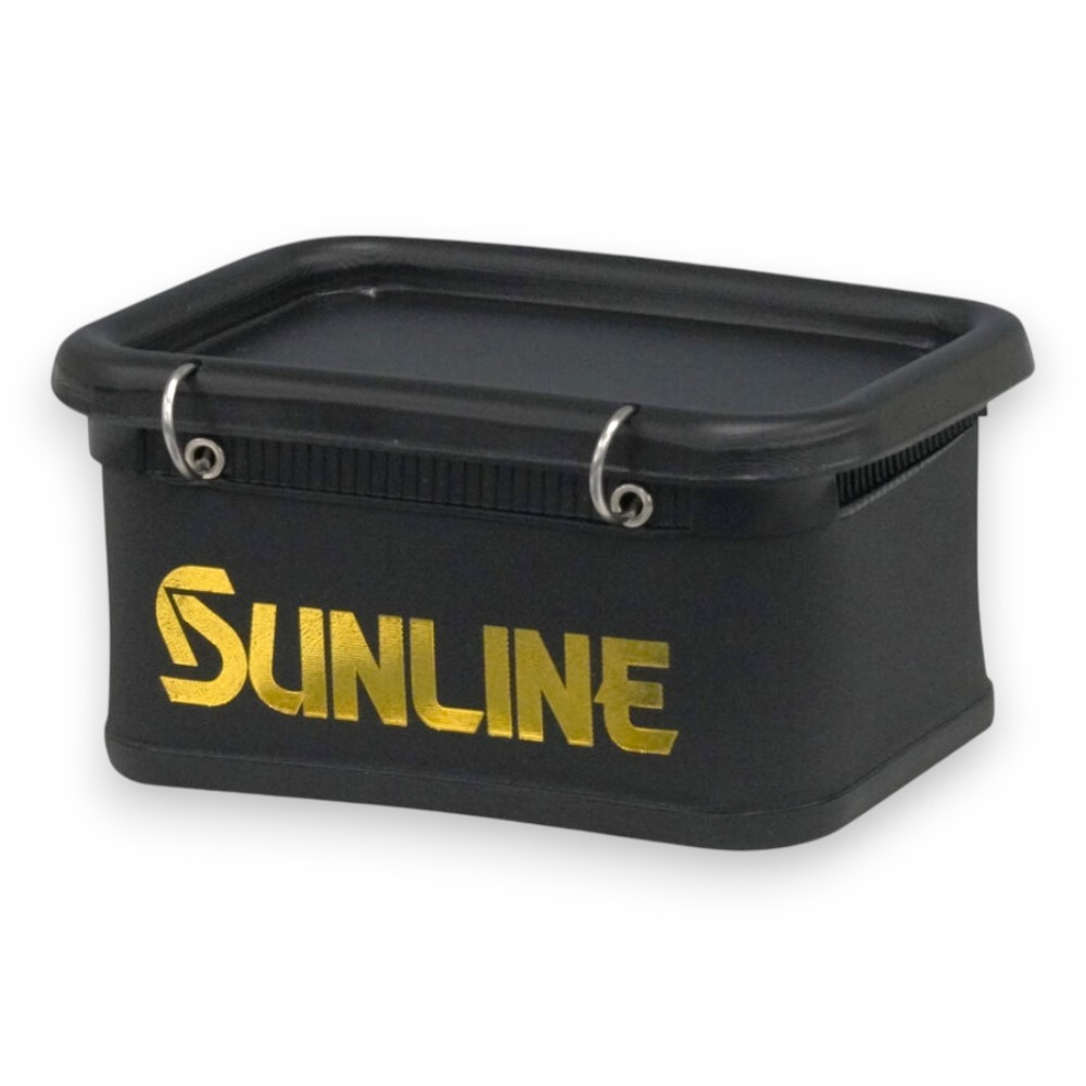 中壢紅海釣具【SUNLINE】SB-454 黑色南極蝦餌盒 (25年款)-細節圖2