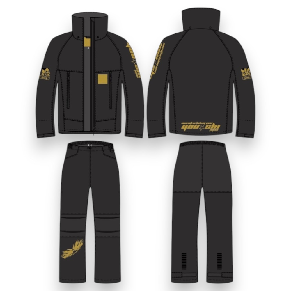 中壢紅海釣具【YOU-SHI】YSライトレインT2 輕量透濕防水釣魚雨衣 釣魚套裝-規格圖11