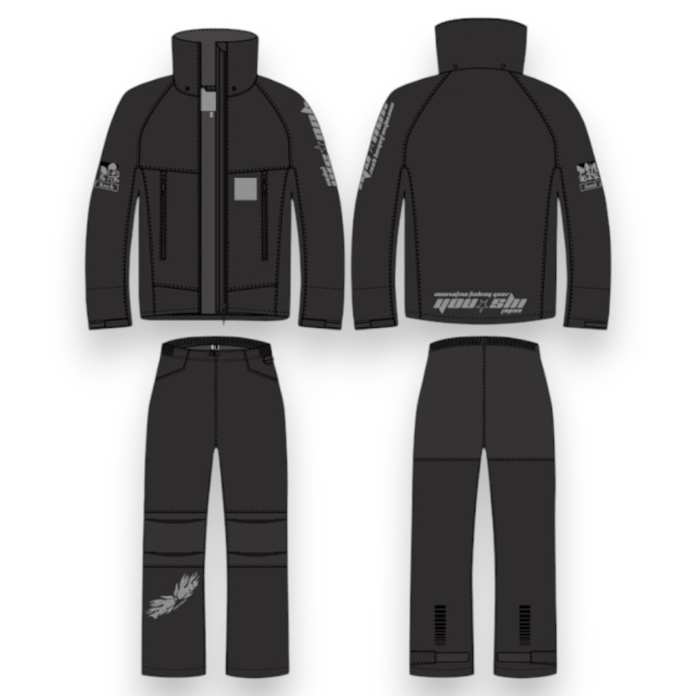 中壢紅海釣具【YOU-SHI】YSライトレインT2 輕量透濕防水釣魚雨衣 釣魚套裝-規格圖11