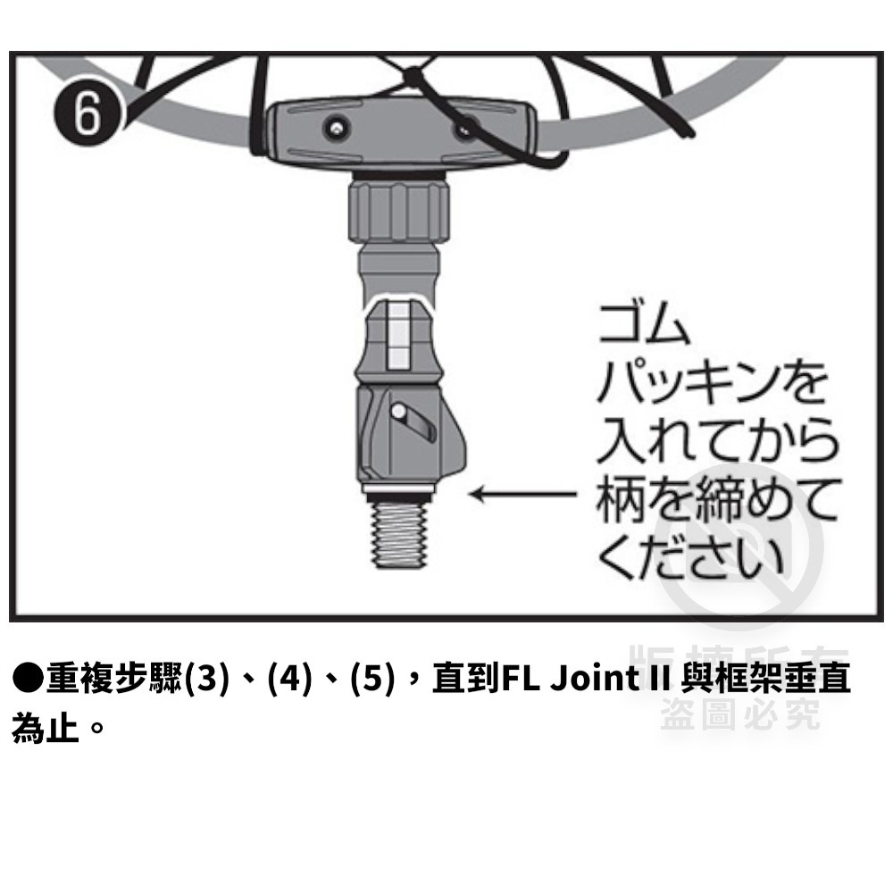 中壢紅海釣具【DAIWA】 FL JOINT II 撈網轉接頭-細節圖11