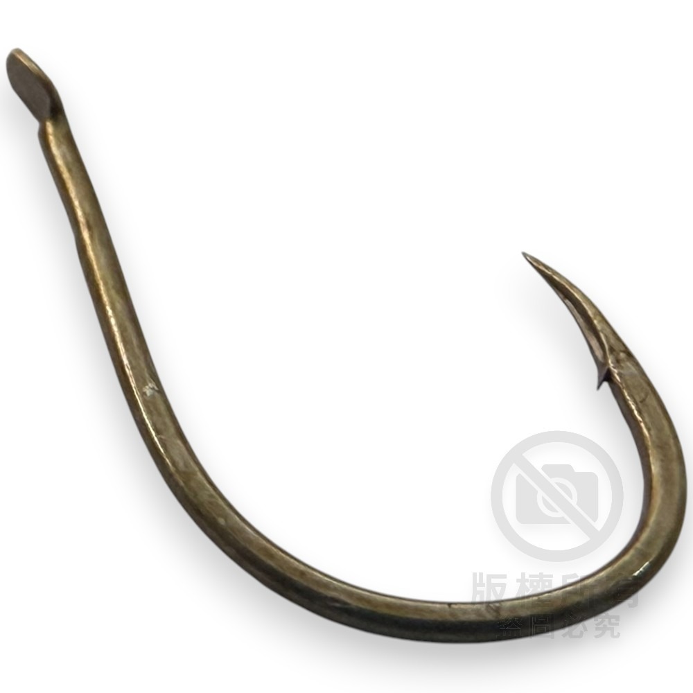 中壢紅海釣具【ONIGAKE】極軽グレ イブシ茶 黑白毛磯釣鉤  魚鉤-細節圖3