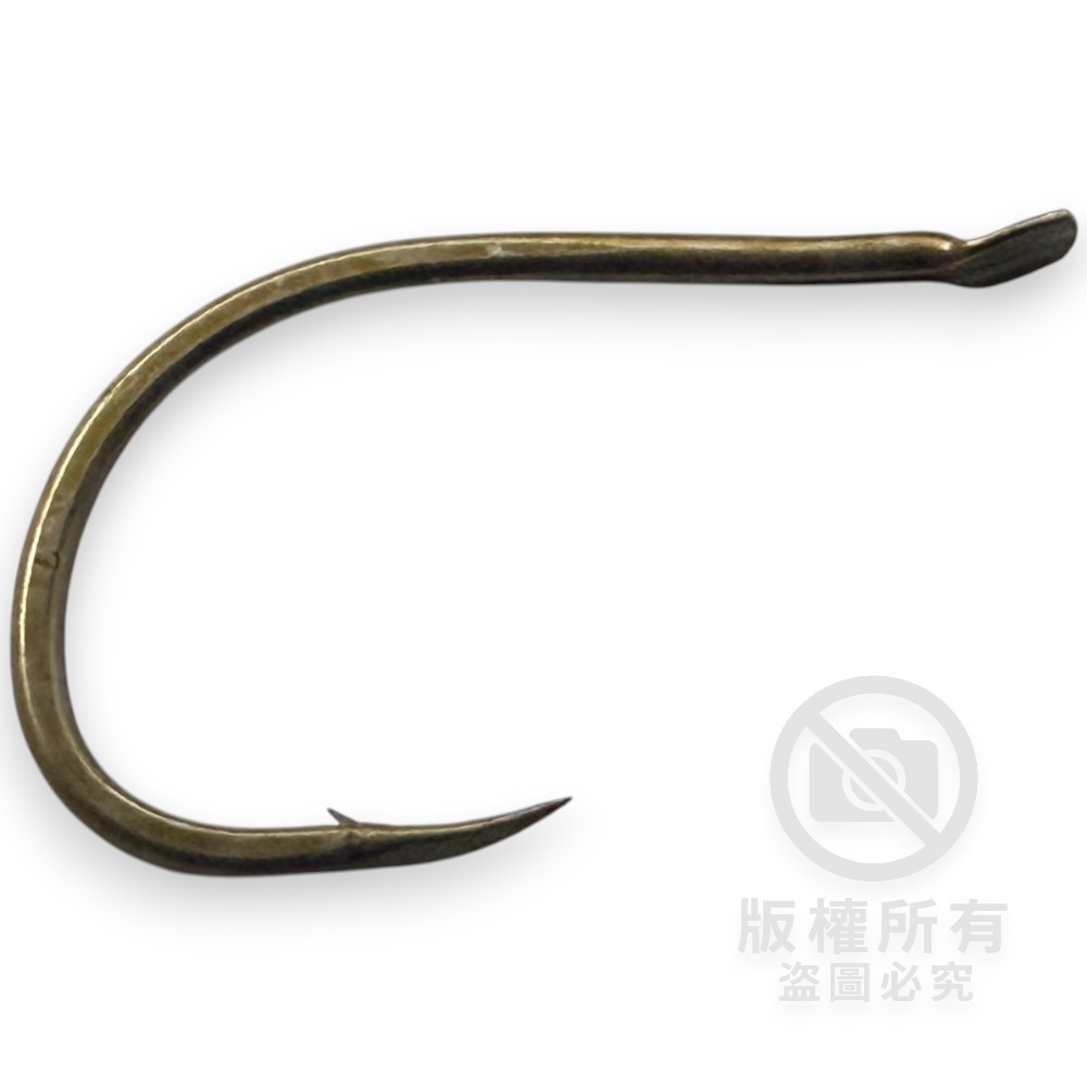 中壢紅海釣具【ONIGAKE】極軽グレ イブシ茶 黑白毛磯釣鉤  魚鉤-細節圖4