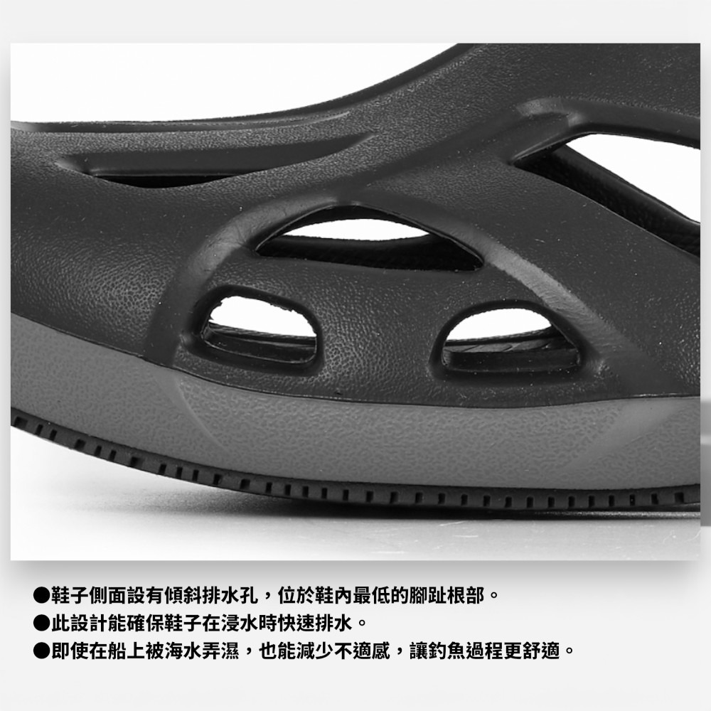 中壢紅海釣具【DAIWA】 DL-1484 布希鞋 (26年款) 釣魚布希鞋  塑膠鞋 透氣吸水防滑 防滑鞋-細節圖7