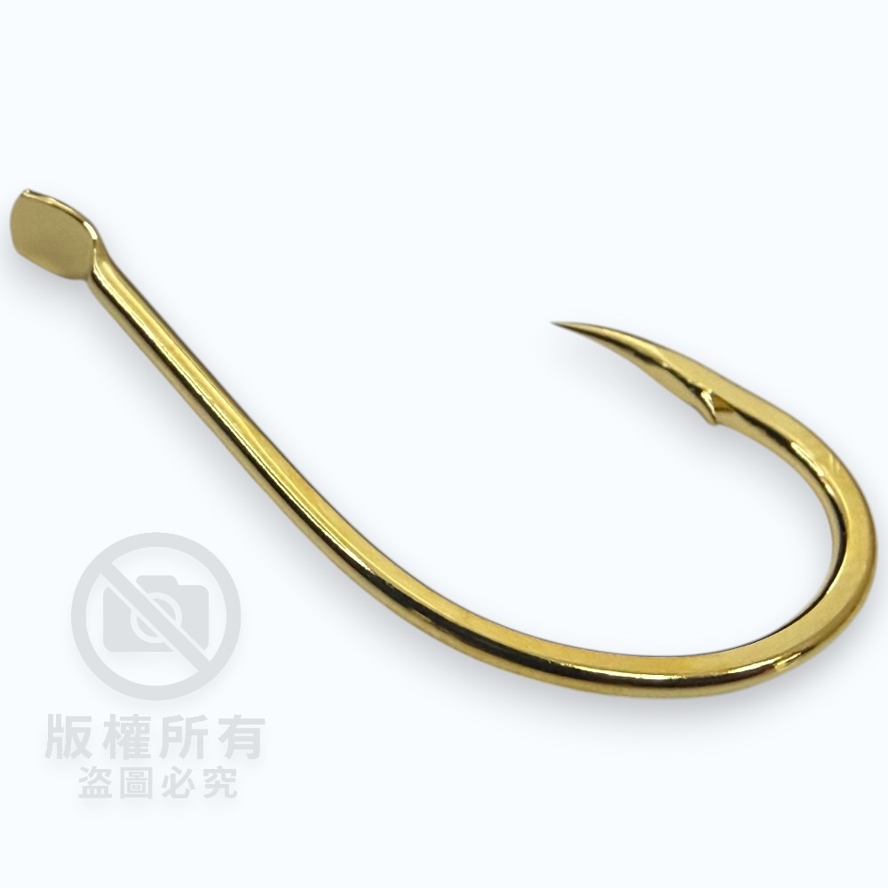 中壢紅海釣具【ZENIS】大包鉤 尾長(金) 魚鉤-日本製 有倒鉤-細節圖3