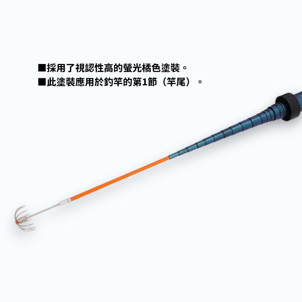 中壢紅海釣具【DAIWA】EMERALDAS LANDING GAFF 510 便攜式 軟絲搭鉤 玉柄-細節圖11