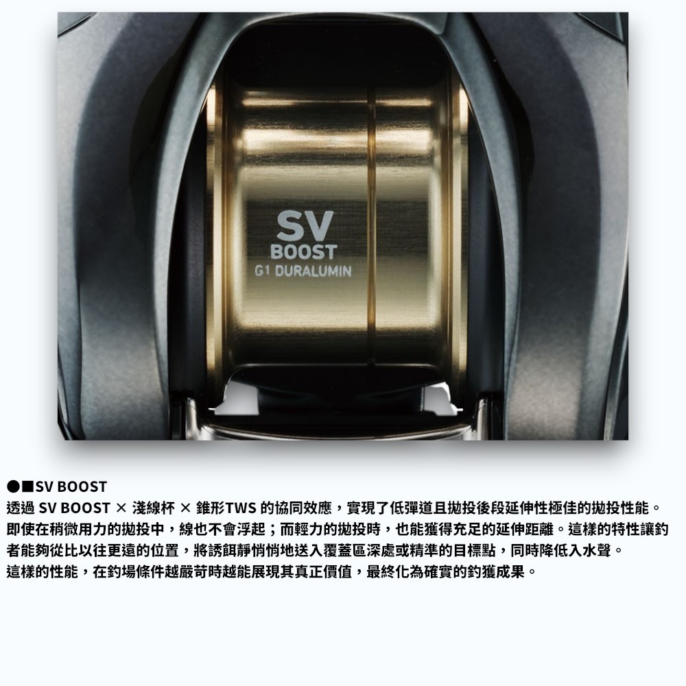 中壢紅海釣具【DAIWA】STEEZ SV LIGHT TW 100XXH/L 小烏龜捲線器 (26年款)-細節圖2