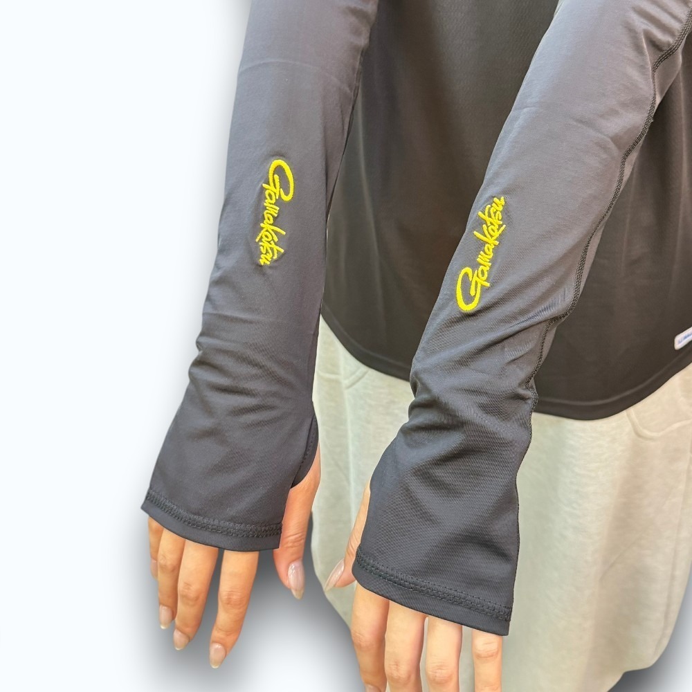 中壢紅海釣具【gamakatsu】GM-3787 抗UV瞬涼機能 短袖T恤(附袖套)-細節圖4