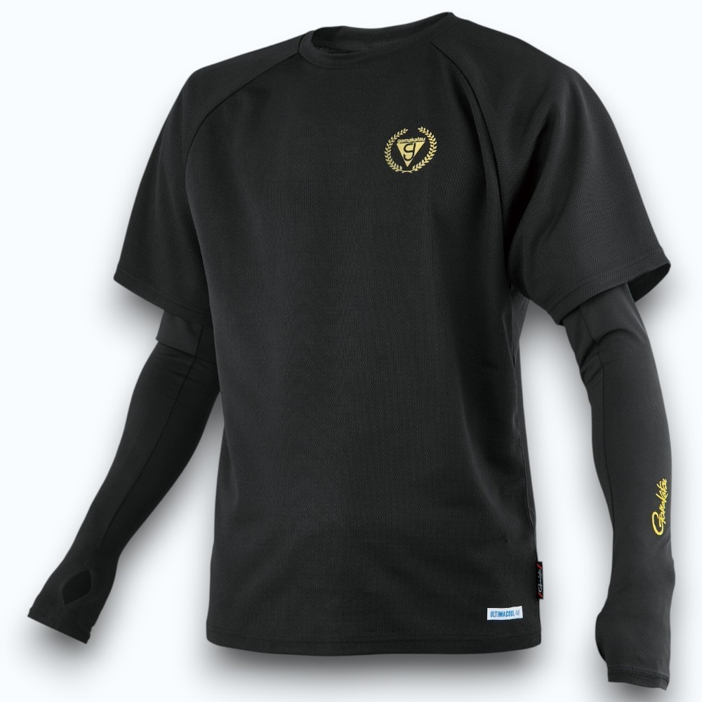 中壢紅海釣具【gamakatsu】GM-3787 抗UV瞬涼機能 短袖T恤(附袖套)-細節圖5