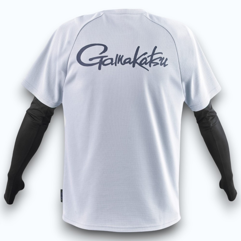 中壢紅海釣具【gamakatsu】GM-3787 抗UV瞬涼機能 短袖T恤(附袖套)-細節圖8