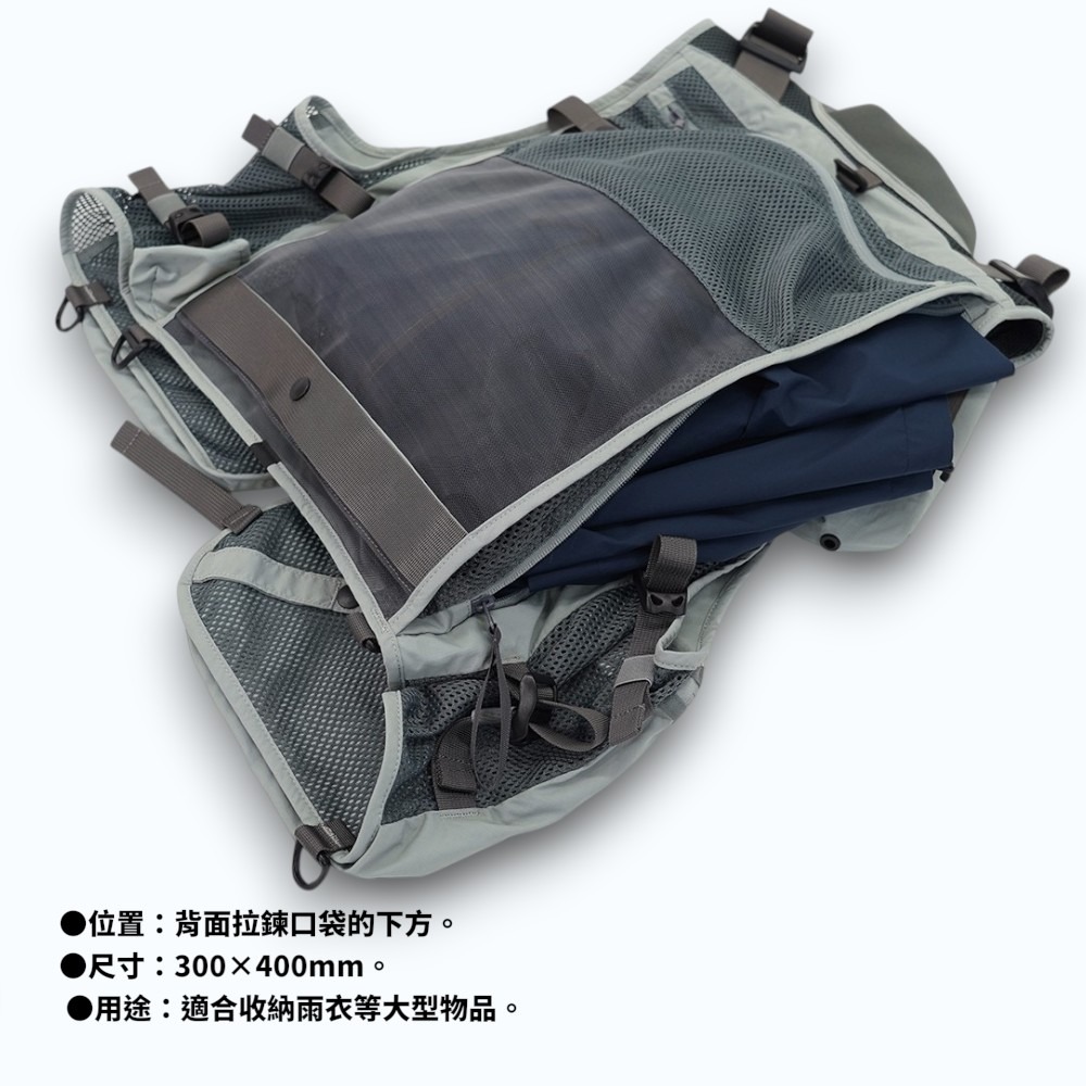 中壢紅海釣具【DAIWA】 DV-3226 黑色多功能釣魚背心  F-細節圖10