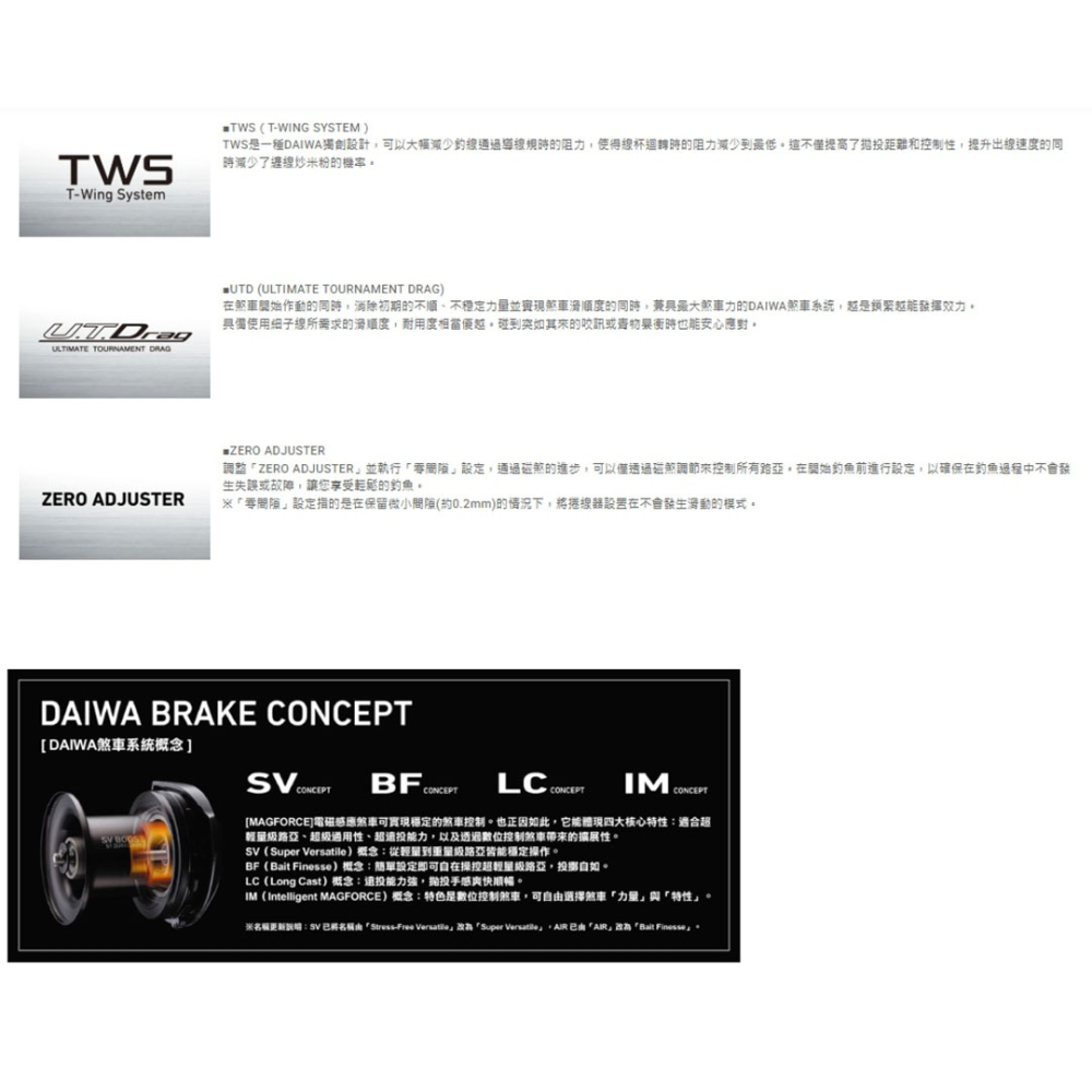 中壢紅海釣具【DAIWA】TATULA BF TW 8.1R/L 小烏龜捲線器 (26年款)-細節圖7
