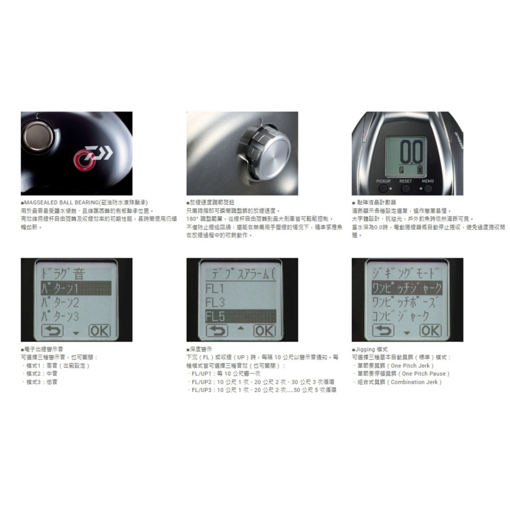 中壢紅海釣具【DAIWA】SEABORG 300J 300JL電動捲線器 (26年款)-細節圖8