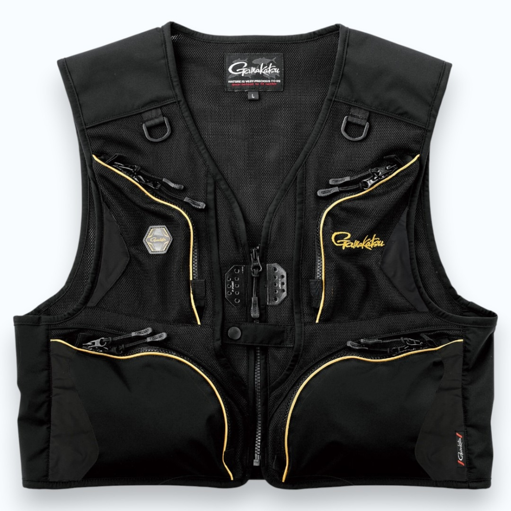 中壢紅海釣具【gamakatsu】GM-2333 全網眼釣魚背心 (26年春夏款)-細節圖8
