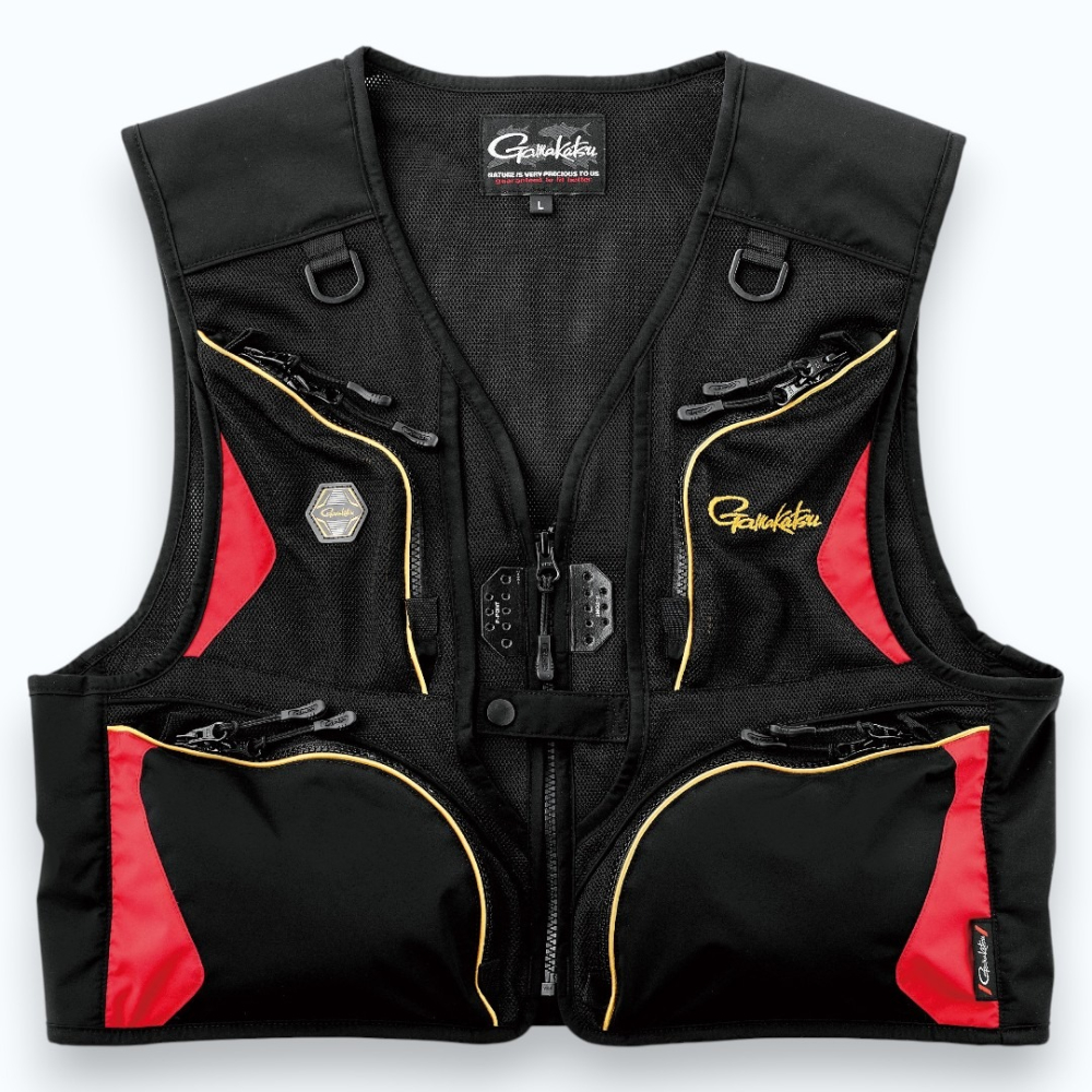 中壢紅海釣具【gamakatsu】GM-2333 全網眼釣魚背心 (26年春夏款)-細節圖9