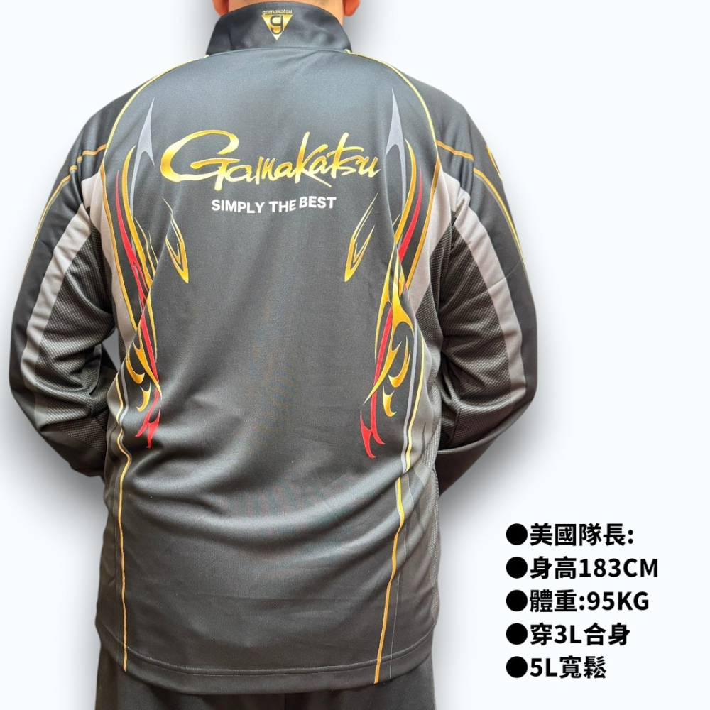 中壢紅海釣具【gamakatsu】GM-3814 吸水速乾長袖釣魚衫 (26年春夏款)-細節圖7