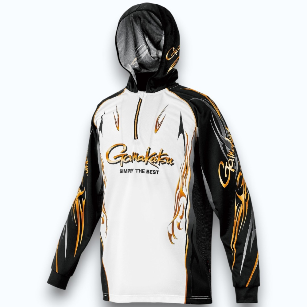 中壢紅海釣具【gamakatsu】GM-3816 吸水速乾連帽長袖釣魚衫 (26年春夏款)-細節圖4