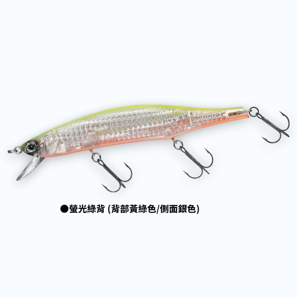 中壢紅海釣具【DAIWA】D-Jerkbait 112F(浮水型) 112SP(懸浮型)米諾 雷射衝擊 路亞假餌-規格圖11