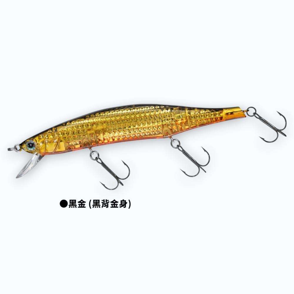 中壢紅海釣具【DAIWA】D-Jerkbait 112F(浮水型) 112SP(懸浮型)米諾 雷射衝擊 路亞假餌-規格圖11