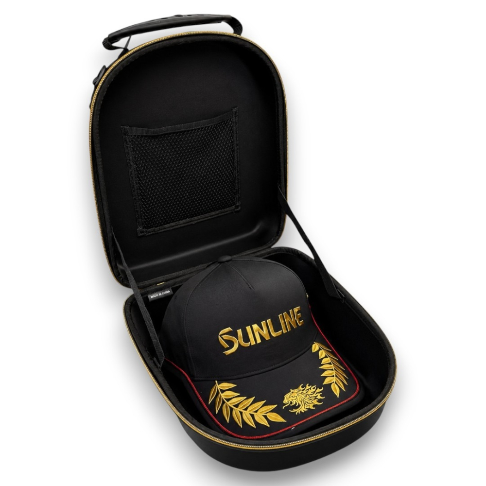 中壢紅海釣具【SUNLINE】SFP-0161 釣魚帽收納盒 硬殼帽盒 帽子收納包 防壓防撞 肩背式 (26年款)-細節圖4