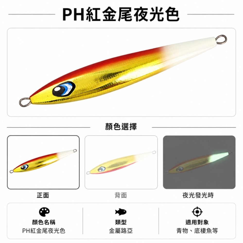 中壢紅海釣具【DAIWA】SALTIGA CLADE ARTIS 鐵板路亞 150/200/250克 慢搖 船釣 青物-規格圖11