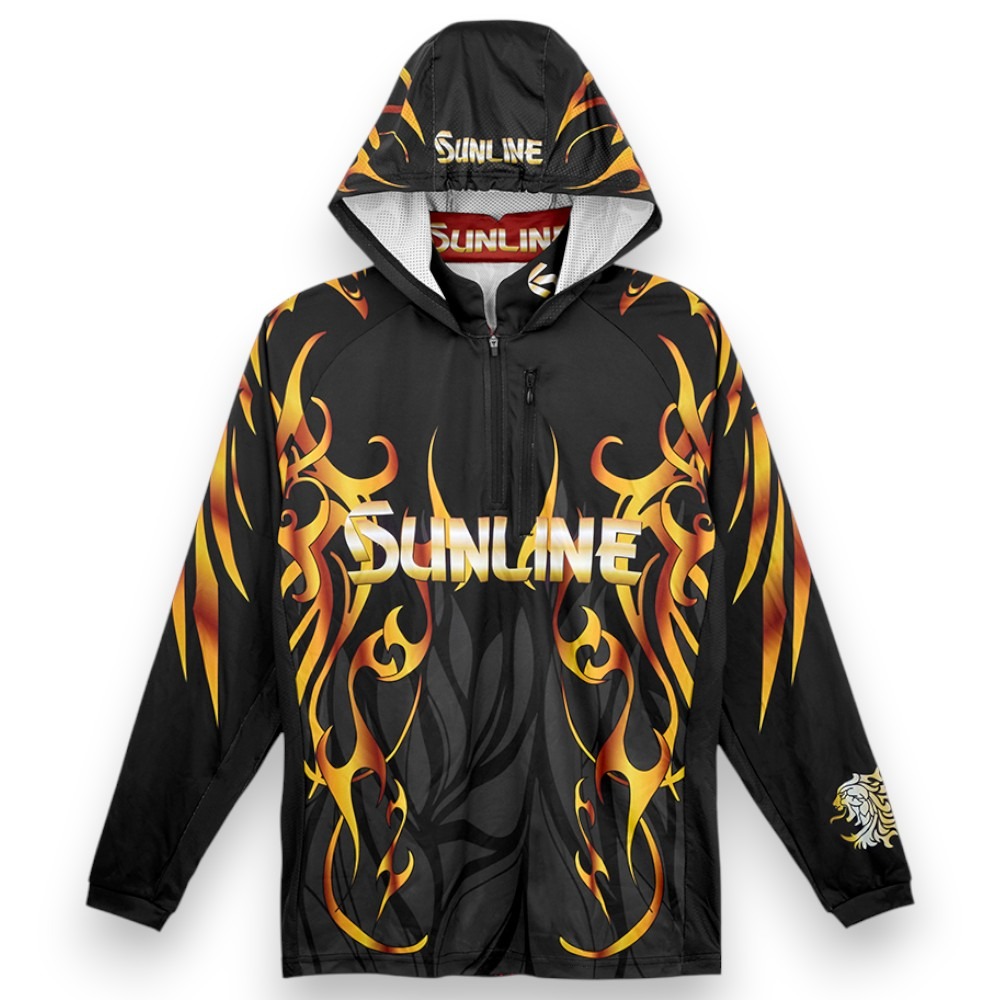 中壢紅海釣具【SUNLINE】SUW-04602CW 吸水速乾長袖連帽釣魚衫 防曬釣魚衣 速乾衣 磯釣 船釣 路亞 岸拋-細節圖2