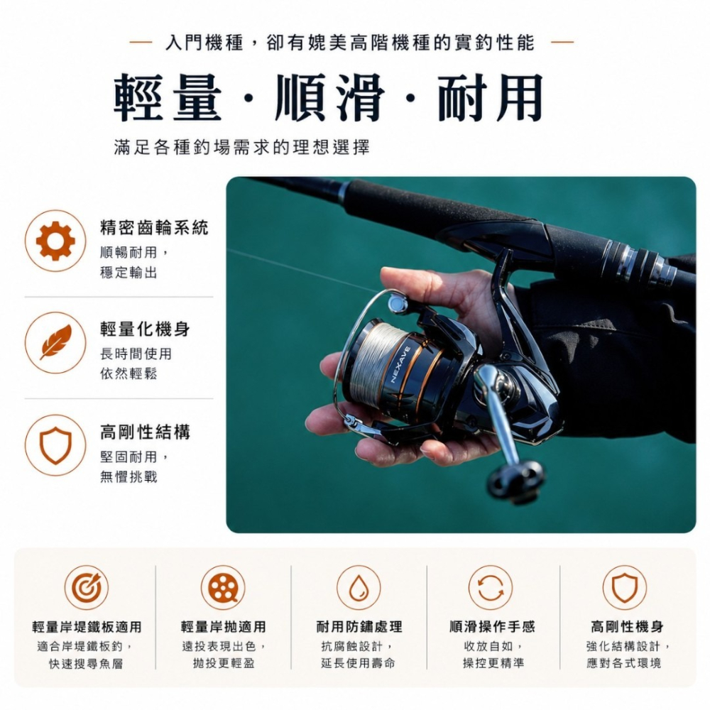中壢紅海釣具【SHIMANO】NEXAVE 紡車捲線器 路亞 磯釣 黑鱸 軟絲 海釣 捲線器 (26年款)-細節圖4