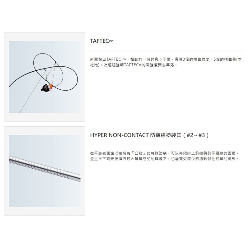中壢紅海釣具【SHIMANO】BB-X SPECIAL SZIII 白竿 磯釣竿 黑毛竿 尾長黑毛-細節圖11