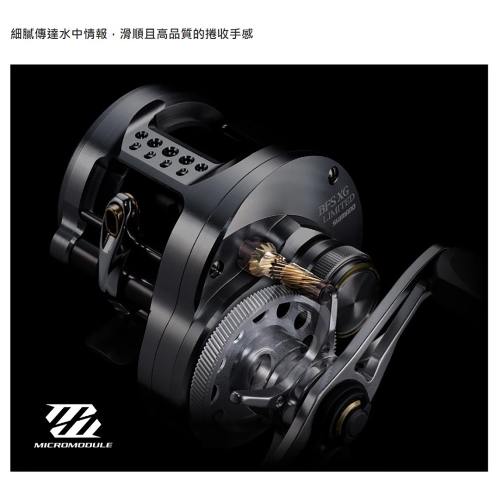 中壢紅海釣具【SHIMANO】CALCUTTA CONQUEST BFS LIMITED 兩軸捲線器 路亞 微物路亞-細節圖11