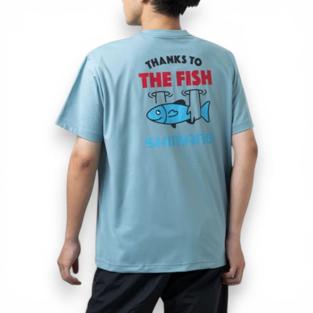 中壢紅海釣具【SHIMANO】SH-023Z 吸水速乾 短袖T恤 (26年春夏款) 速乾印花釣魚T恤-細節圖3