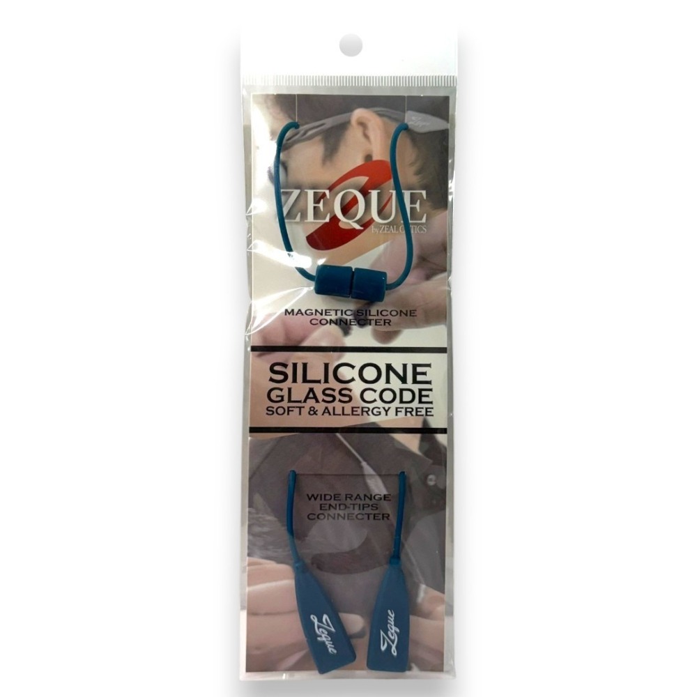 中壢紅海釣具【Zeque】SILICONE GLASSES CORD 全長50.5cm 磁吸式眼鏡帶-細節圖3