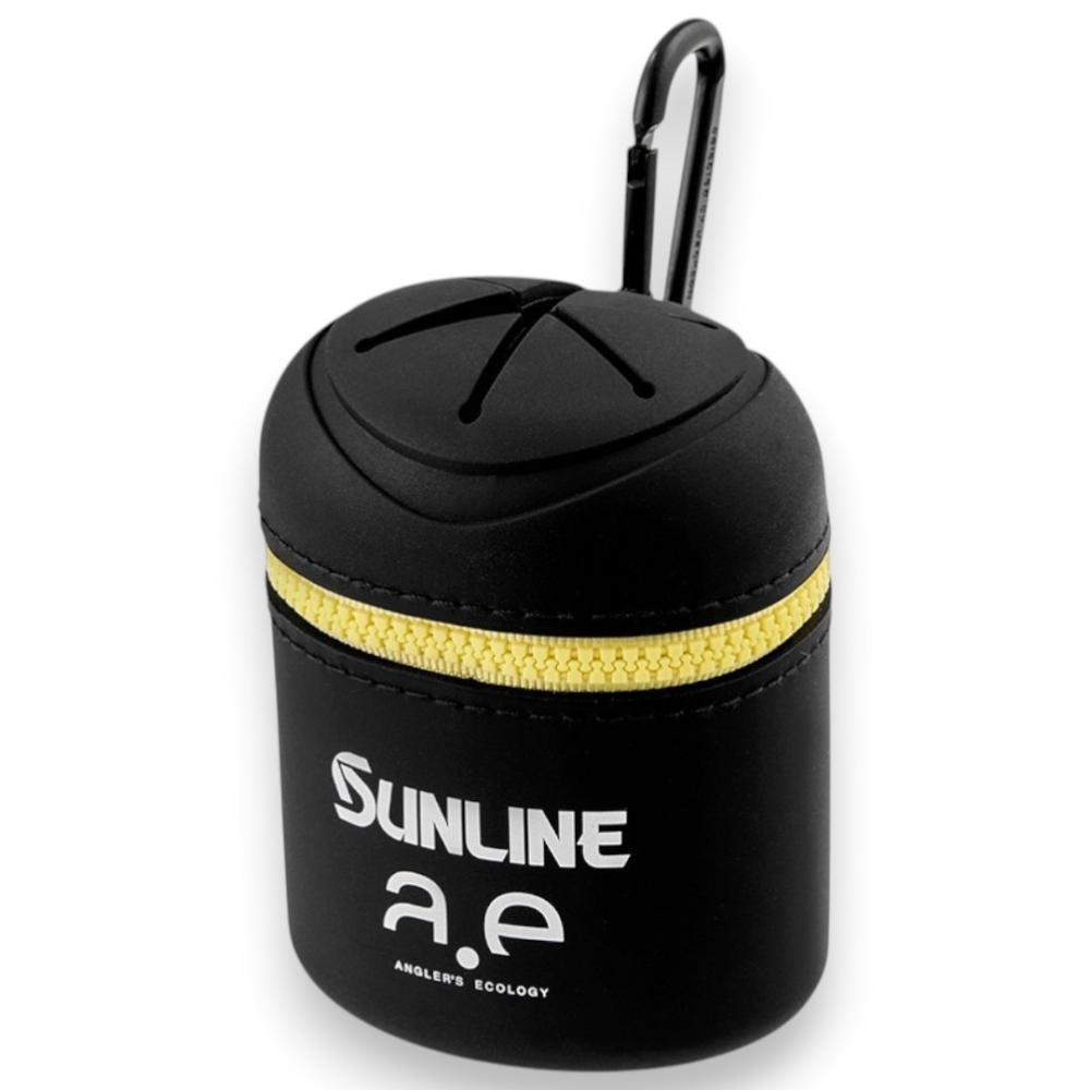 中壢紅海釣具【SUNLINE】SJ-01 黑色垃圾收集器 萬用矽膠收納盒 隨身垃圾盒 釣魚線頭收納 釣魚垃圾盒-細節圖3