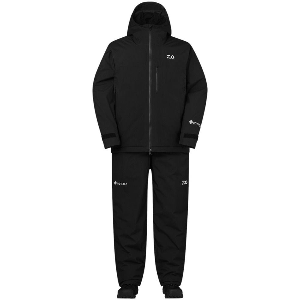 中壢紅海釣具【DAIWA】DW-1926 GORE-TEX 防寒釣魚套裝 2026秋冬款 防水透濕 防風保暖 磯釣 船釣-黑色
