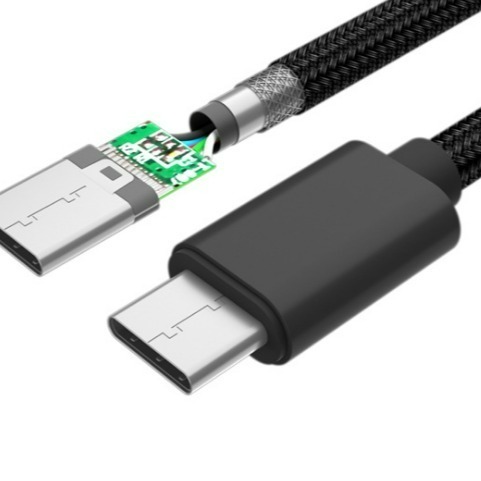 雙頭Type-C對Type-c PD快充線 USB 數據線公對公傳輸 尼龍加粗-細節圖2