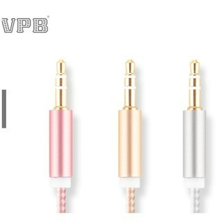 尼龍金屬AUX車載音頻線3.5mm車用音箱公對公音頻連接線-細節圖3