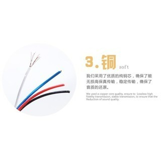 尼龍金屬AUX車載音頻線3.5mm車用音箱公對公音頻連接線-細節圖5