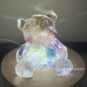 水晶小熊 螢石 療癒 舒壓情緒 含水晶解讀-規格圖5