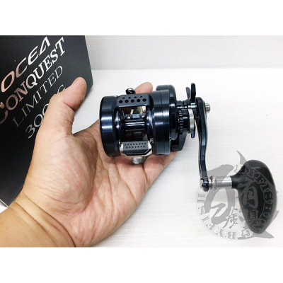◎百有釣具◎ SHIMANO OCEA CONQUEST LIMITED 300PG型強力雙軸捲線器日