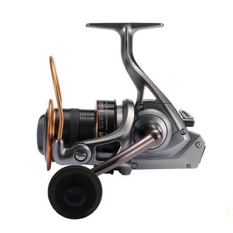 ◎百有釣具◎PENN 戰鬥型灘釣遠投捲線器 SURF BLASTER II 7000 雙線杯設計 7+1滑順培林-細節圖2