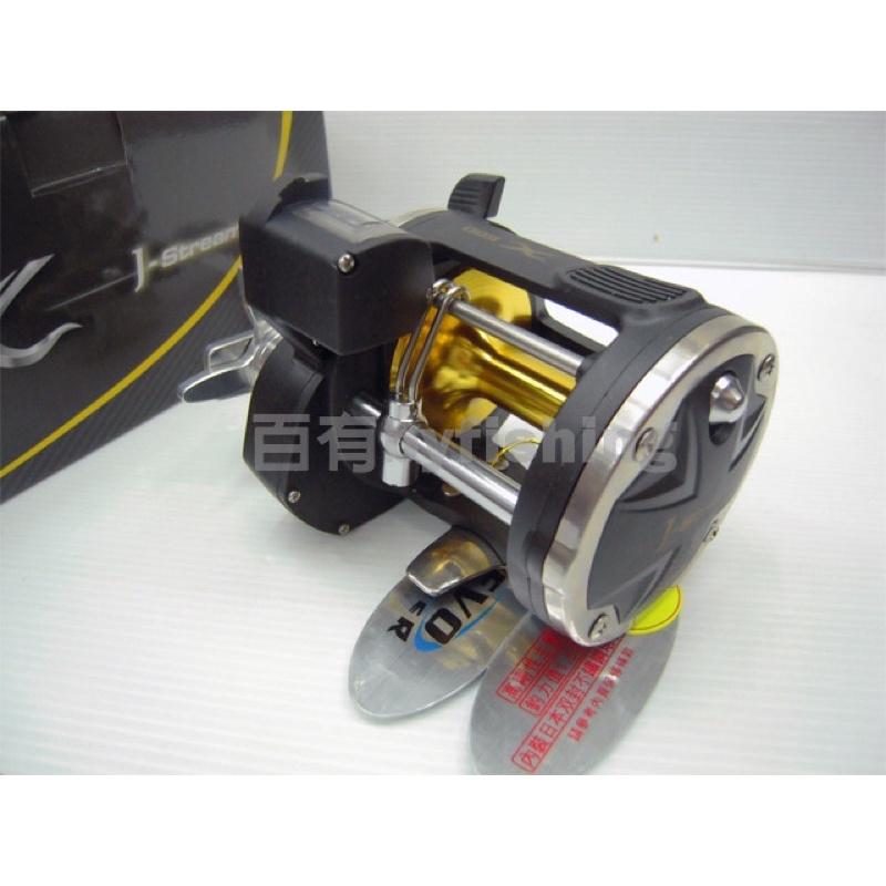 ◎百有釣具◎ 海力士 EVO  攻略船X-300 / X-500型 鼓式捲線器 最超值的 附碼表捲線器-細節圖6