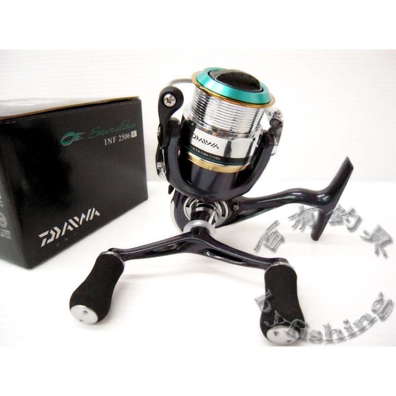 ◎百有釣具◎DAIWA Emeraldas INF 2506W (雙手把)軟絲路亞專用捲線器6+1培林輕量化設計 更順手-細節圖3