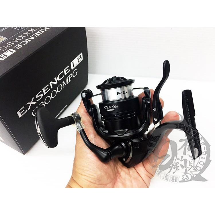 ◎百有釣具◎SHIMANO 頂級款 EXSENCE LB C3000MPG(03636) 路亞軟絲手煞車捲線器 漆黑塗裝-細節圖7