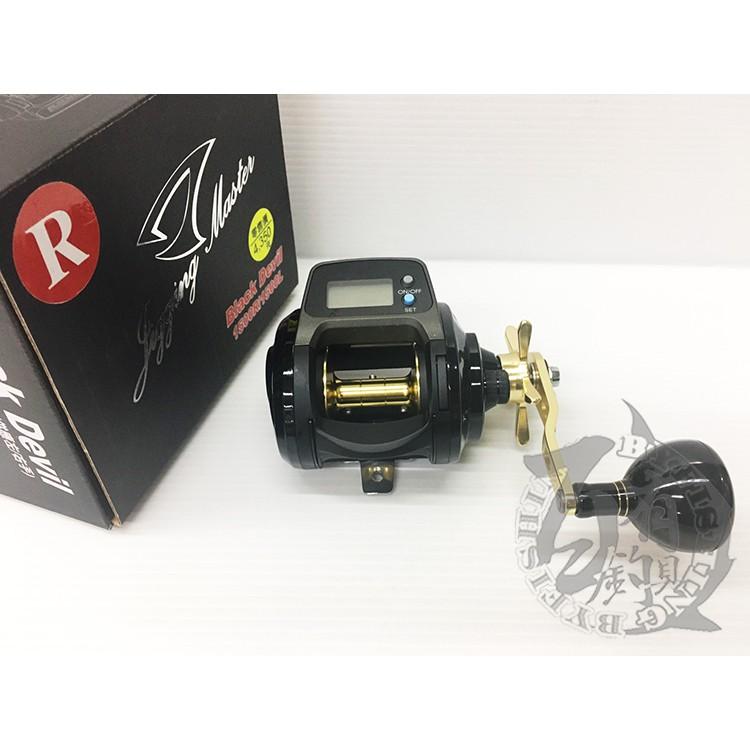 ◎百有釣具◎BLACK DEVIL 電子計米器 鼓式捲線器 /1500R右手~-細節圖2