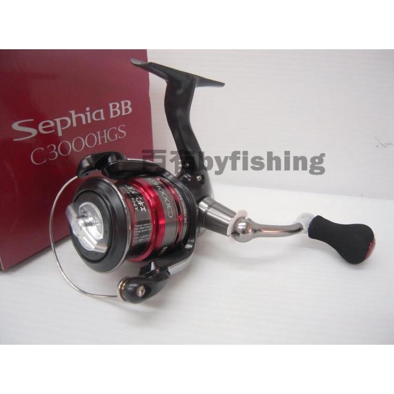 ◎百有釣具◎SHIMANO SEPHIA BB 軟絲路亞捲線器C3000S/ C3000HGS 超推薦於木蝦竿專用