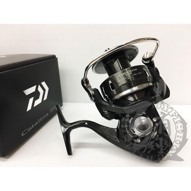 DAIWA CATALINA キャタリナ 紡車捲線器 5000(060097) 【百有釣具】頂級大物款 原價20000-細節圖4