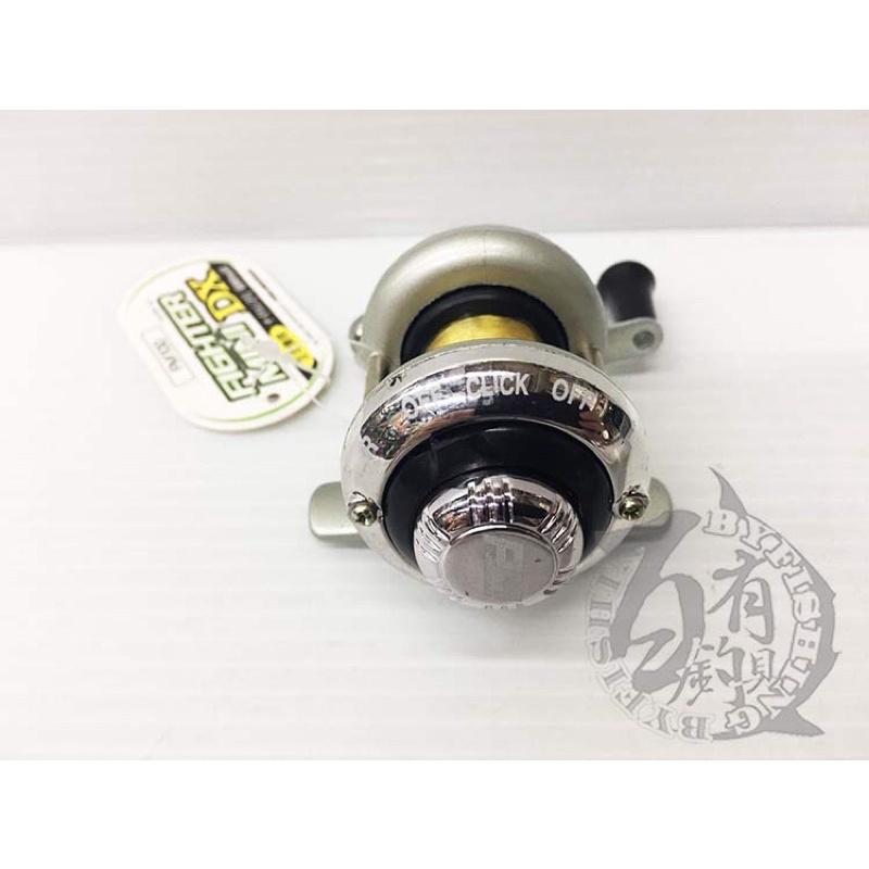 ◎百有釣具◎日本品牌 小型兩軸 筏釣捲線器FM-100型~淡海.水浮釣岸釣皆適-細節圖2