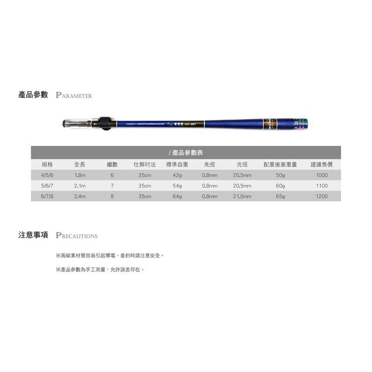 ◎百有釣具◎HEXING合興 超級變變變 4/5/6 5/6/7 蝦竿 調性改變、長度改變、顏色改變，三種變化集於一身-細節圖8